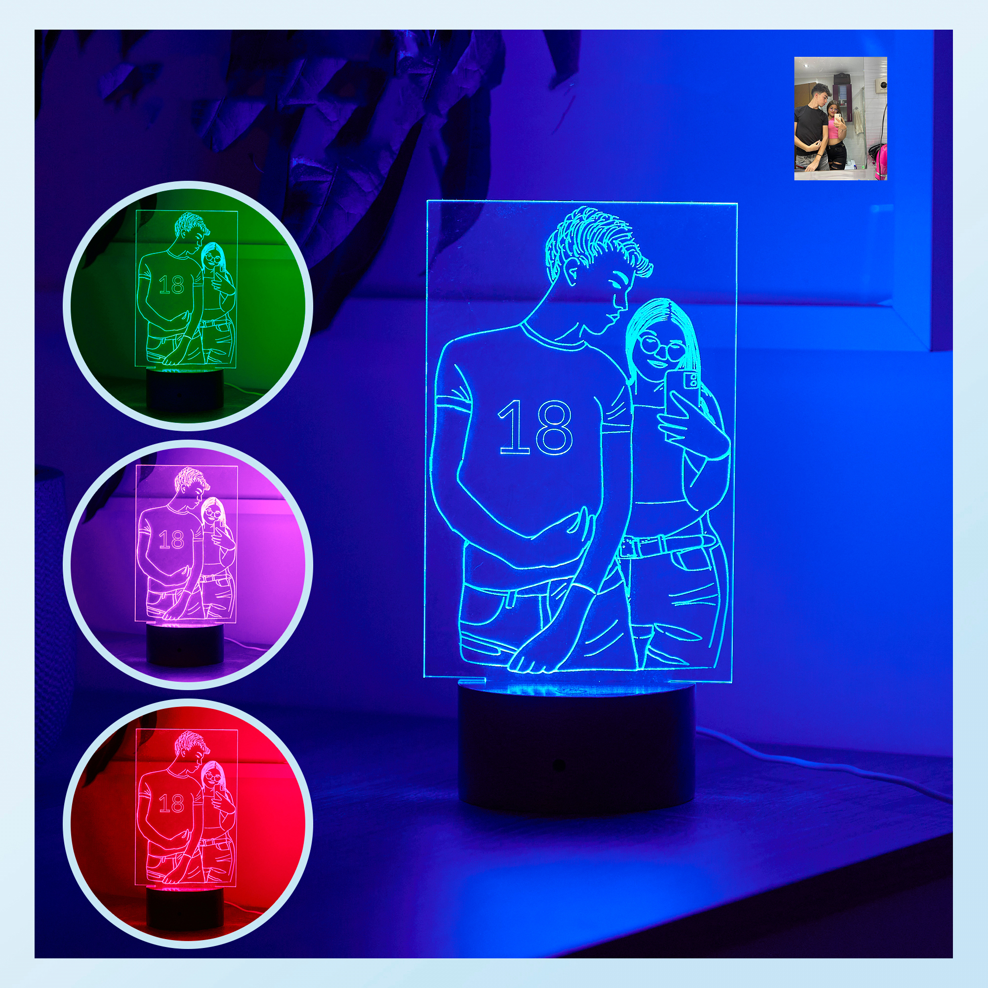 Ilustrada con foto B